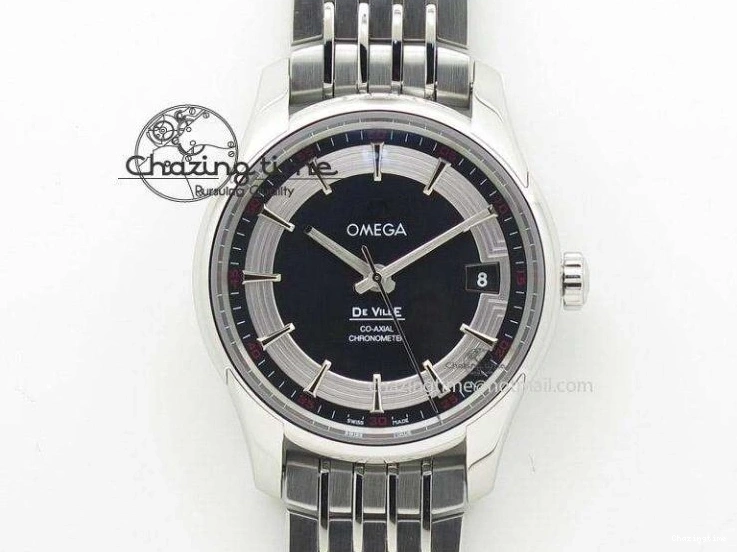 1224 FlexibleFit Seamaster Professional Chrono SS RG Blue Ceramic Blue Dial On SS RG Bracelet A 8211